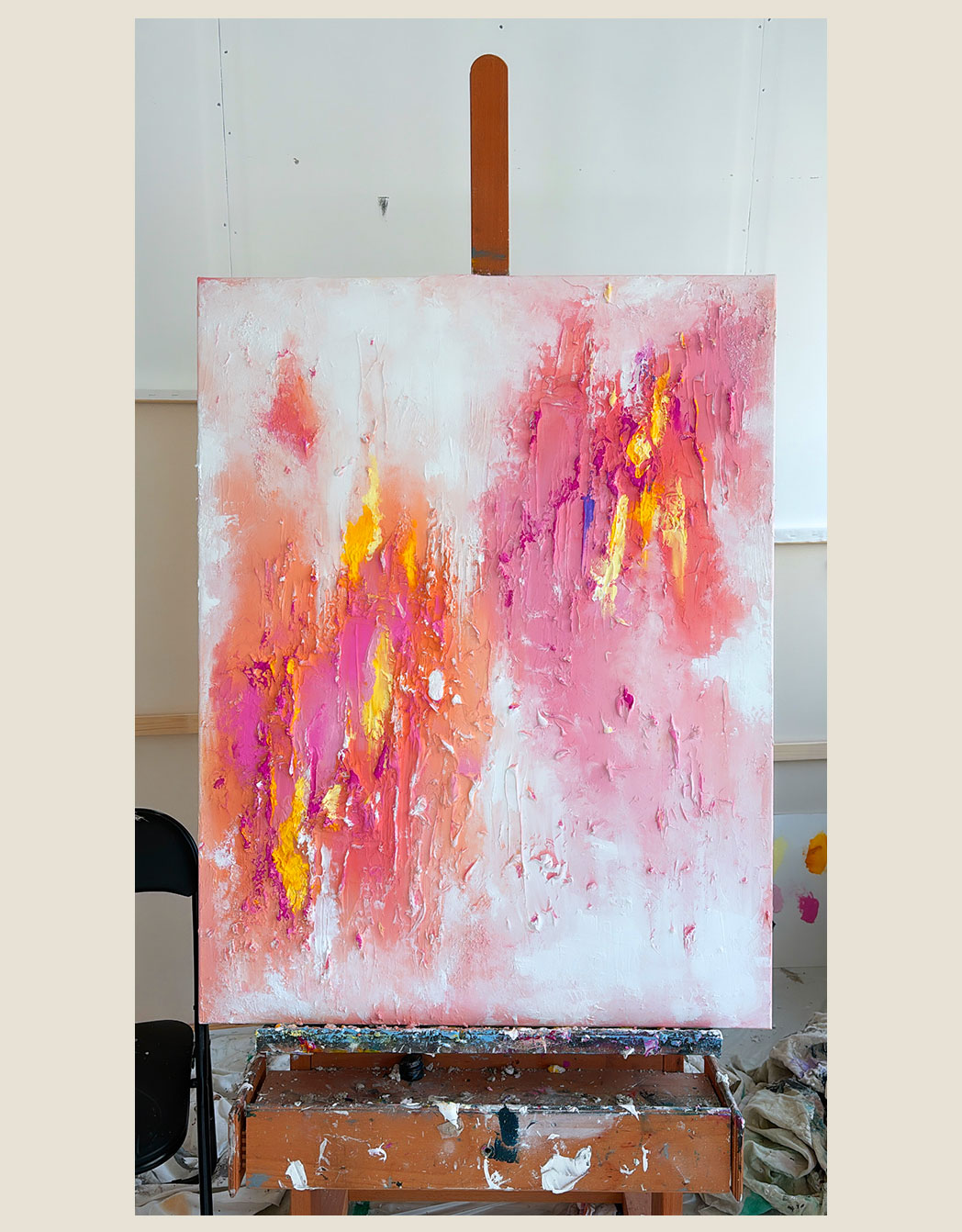 Warm Signal, 2025 — Acrylic on canvas